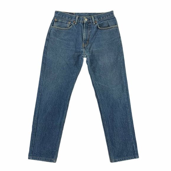 Levi's 505 Men's Dark Wash Denim Jeans - Picture 1 of 10